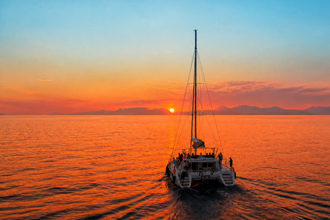 Rhodes: Premium All Inclusive Sunset Catamaran Experience