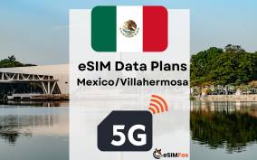 Villahermosa: eSIM Internet Data Plan for Mexico 4G/5G