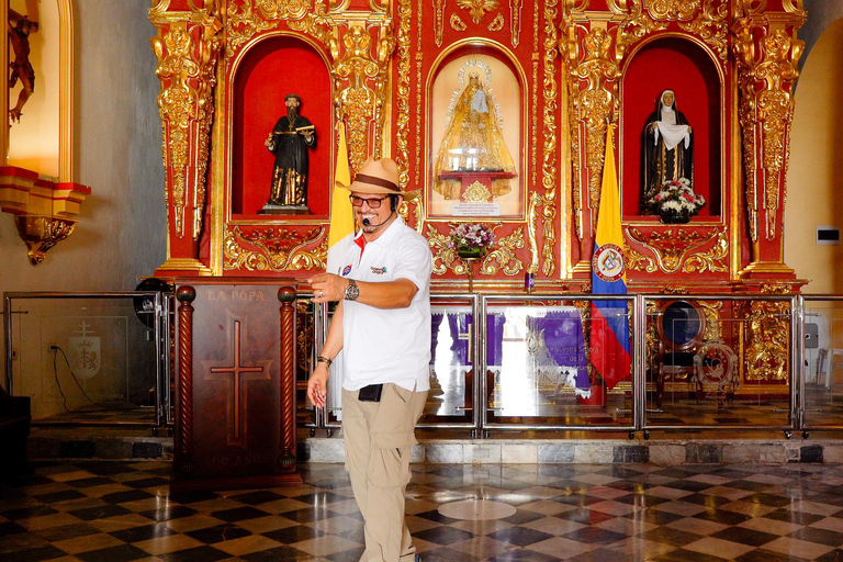 Cartagena: Stadsrondleiding San Felipe Kasteel &amp; La Popa KloosterCartagena: Kasteel van San Felipe &amp; Cerro de la Popa Stadsrondleiding