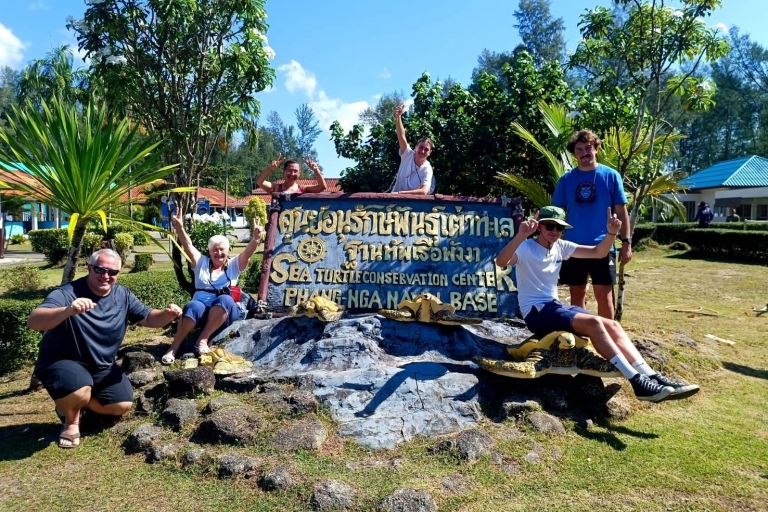Khaolak Bamboo Rafting, Waterfalls, and Turtle Conservation