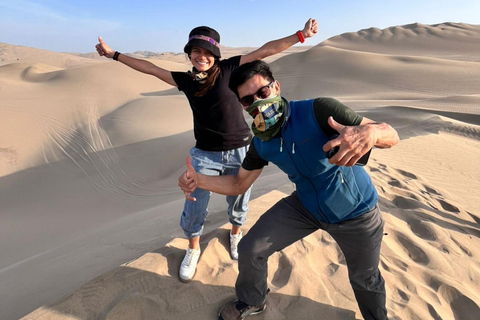 From Lima: Ballestas Islands + Buggy and Sandboarding in Huacachina – Full Day