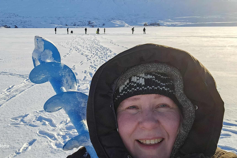Akureyri: Ice Fishing Tour with Hot Cocoa