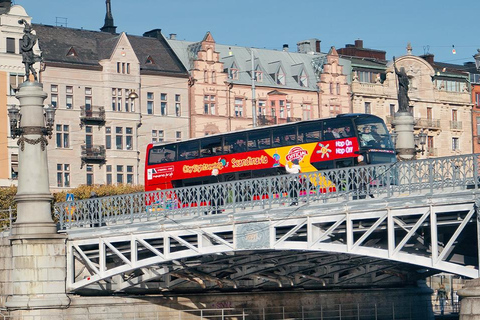 Stockholm: 24 hour Hop On-Hop Off Bus Tour
