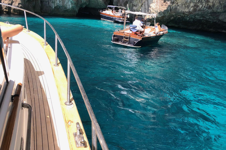 Capri Day Trip from Sorrento private boat free drink