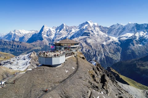 Cable Car Roundtrip to Schilthorn: Piz Gloria & Spy World