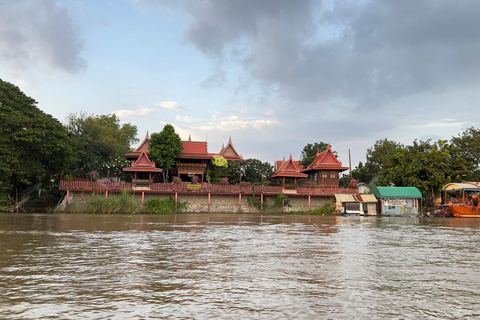 Desde Ayutthaya : Paseo en barco de una hora por el patrimonio de Ayutthaya