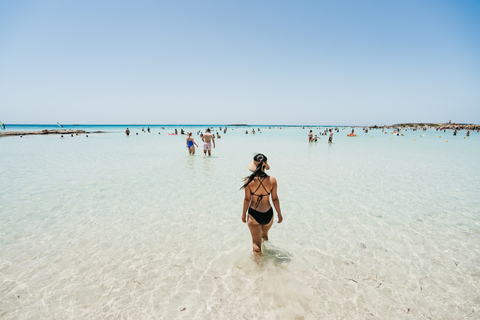 Vanuit Rethymno/Kavros: Elafonissi Roze Zandstrand Tour