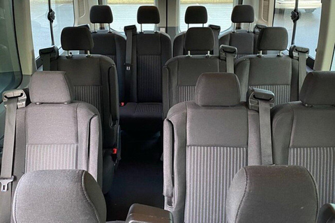 Privé transfer van Vancouver Luchthaven naar DowntownFord Transit bestelwagen