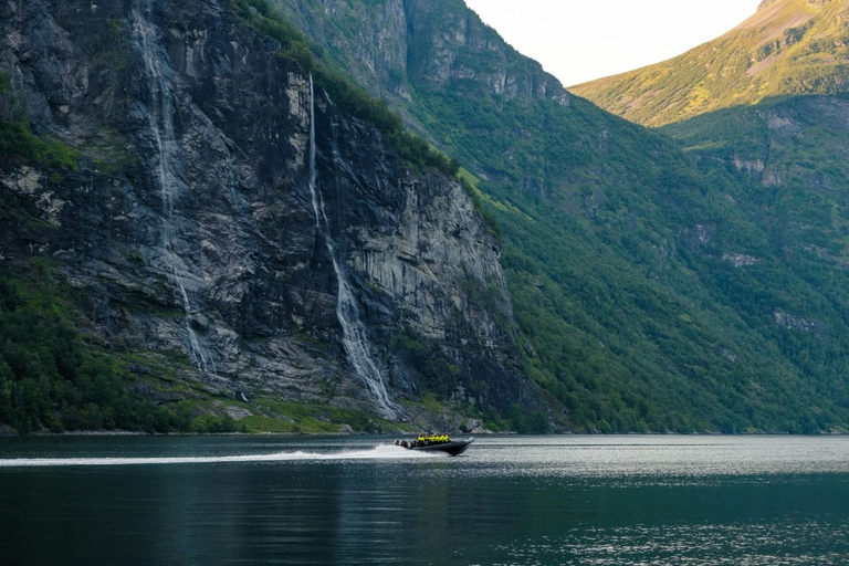 From Hellesylt: Experience Fjordsafari Geirangerfjord on RIB