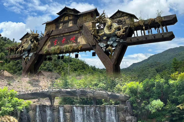 Guangdong: Qingyuan Gulongxia Rafting Day Trip Gulongxia Glass Grand Canyon + Gulong Gorge Rafting