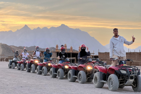 Hurghada: 5-timmars ökensafari med fyrhjuling och grillning2-timmars tur med fyrhjuling