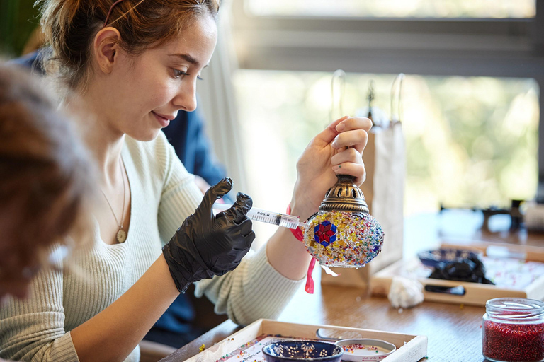 Capadocia: Taller turco tradicional de lámparas de mosaico