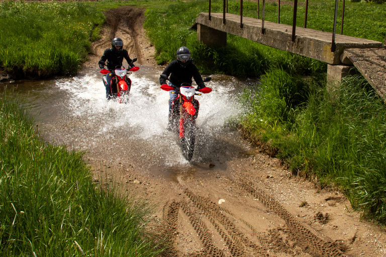 Enduro motorcycle experience around Vilnius city