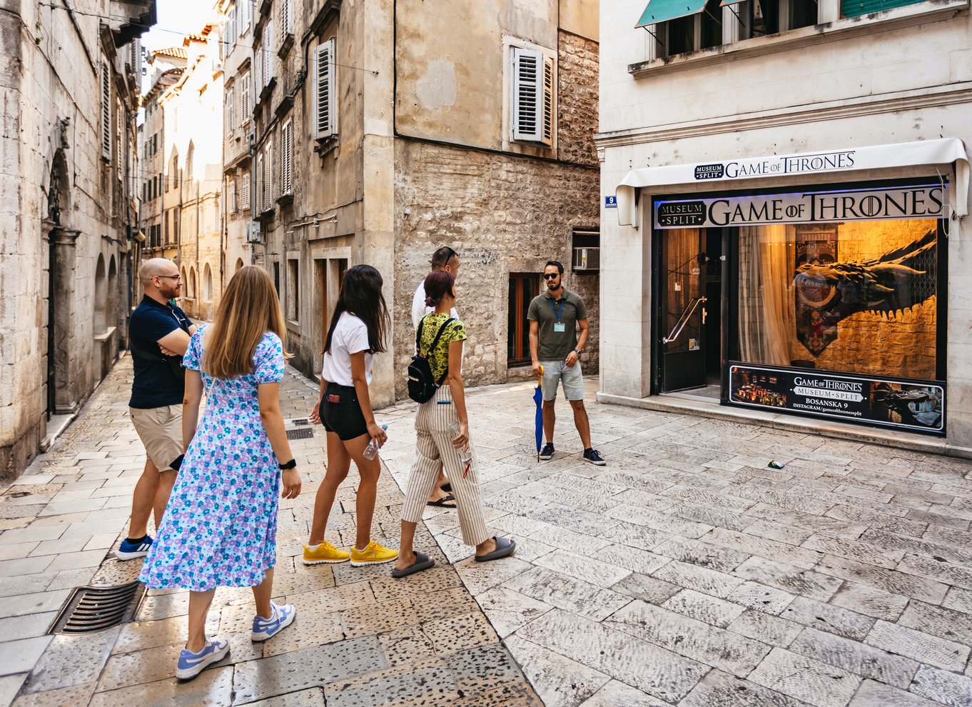 Split: Byvandring i den gamle bydel og Diocletian-paladset