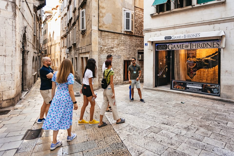 A cidade velha de split na croácia