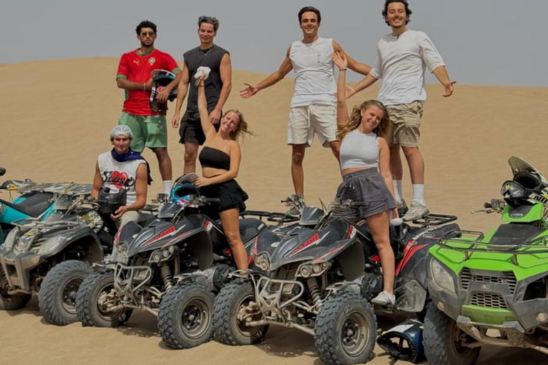 Agadir: Quad Bike Desert & beach tour with Sandboarding Single quad ride (1person per quad)