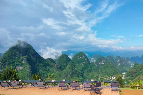 Li River Bamboo Raft, Xianggong Mountain & Xingping tour