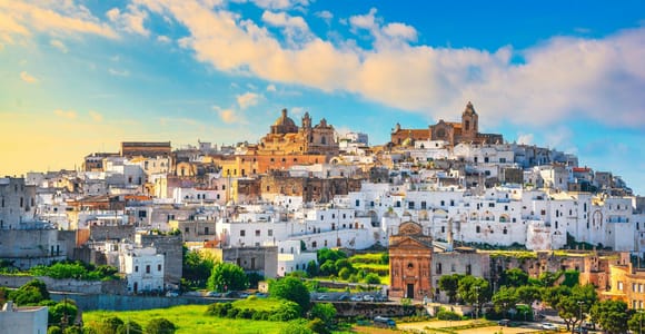 From Bari: Polignano a Mare, Monopoli & Ostuni Private Tour