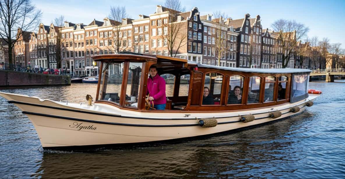 Afbeelding 2 van Amsterdam: verwarmde rondvaart met lokale gids en optionele drankjes