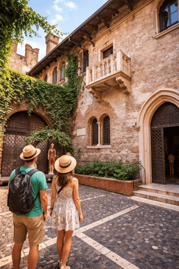Vérone : visite officielle du balcon de Juliette et audioguide