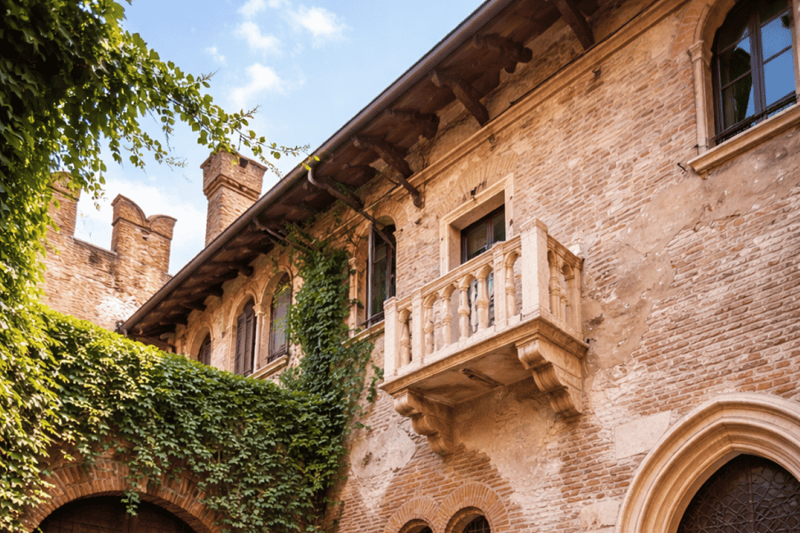 Verona: Julias Balkon – offizieller Eintritt & Audioguide. Foto: GetYourGuide