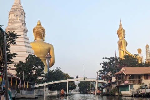 Bangkok: Tour privado en barco de cola larga por el CanalTour privado durante 2 horas