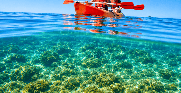 Albufeira: Cave Kayaking with Dry Bag and Snorkeling