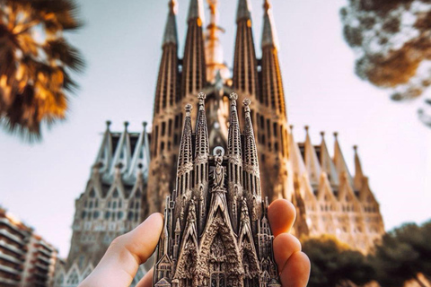 Barcelone : Visite guidée de la Sagrada Família et entréeSagrada Famillia privée (4 personnes maximum)