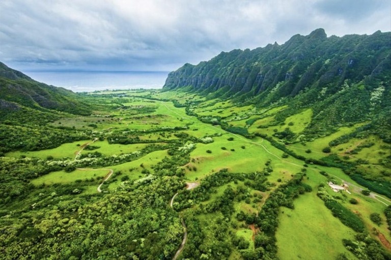 Oahu: helikoptervlucht met deuren aan of uitDeuren uit gedeelde tour