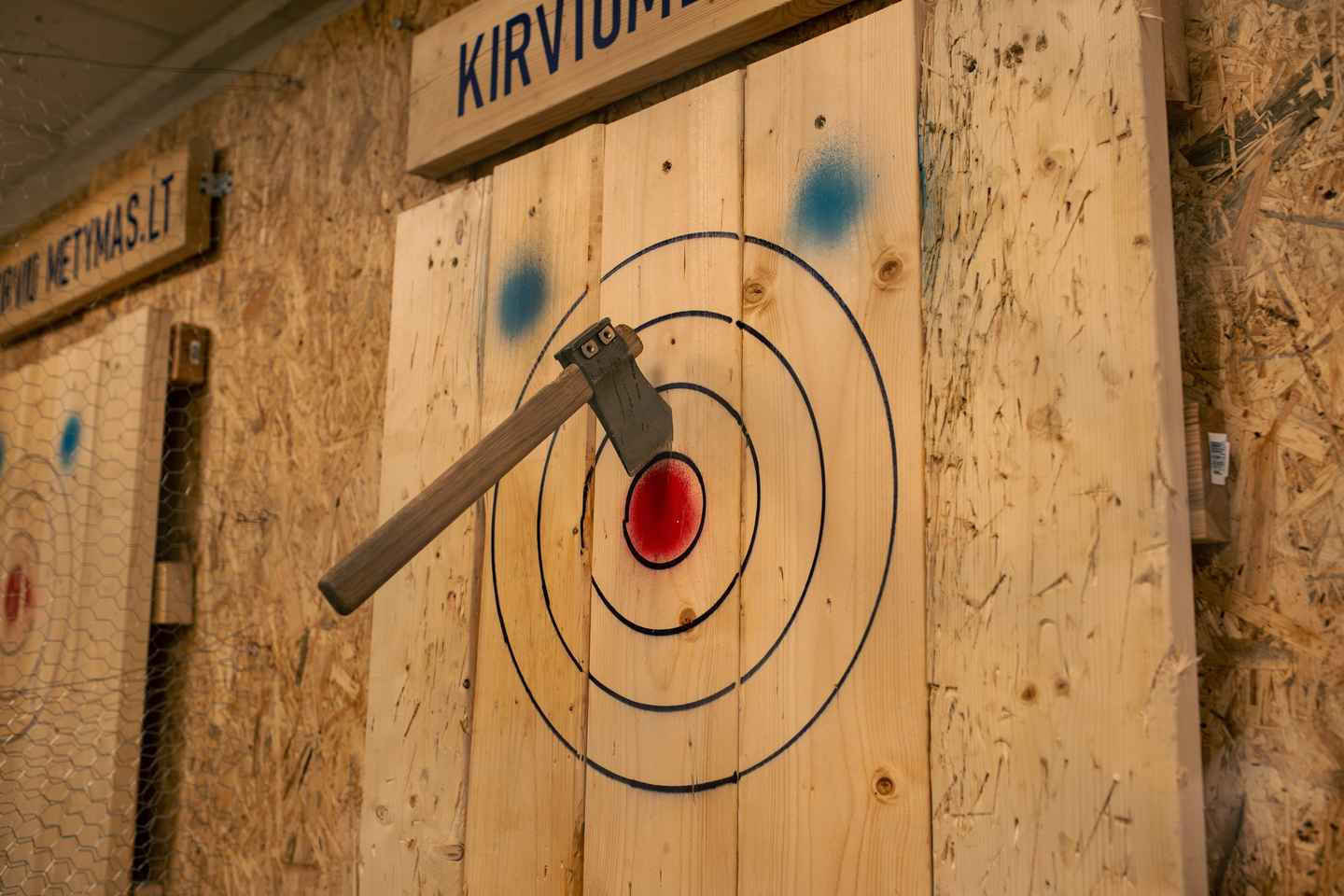 Vilnius: Indoor Axe-Throwing Experience