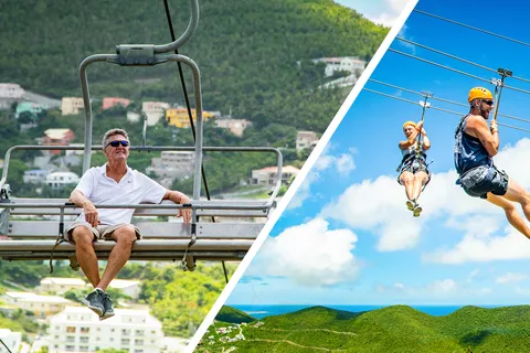 Saint Martin: Sky Explorer & Sentry Hill Zip Line Adventure