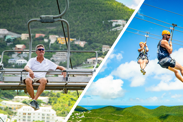 Saint Martin: Sky Explorer & Sentry Hill Zip Line Adventure Sky Explorer and Sentry Hill Zip Line Adventure St Maartin