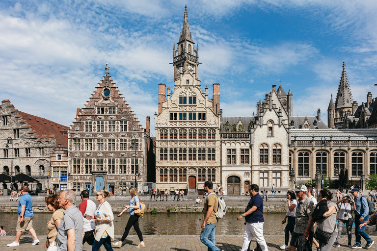 From Brussels: Ghent and Bruges Day-Tour Group Tour in Spanish/English/French