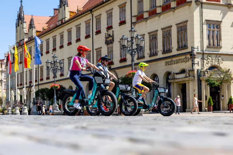 Wroclaw Highlights Electric Bike Guided Tour + Coffee stop
