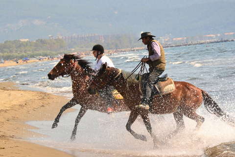 Kuşadası: VIP Horseback Riding and Sunset Beach Safari 3-Hour Sunset Forest & Village Safari