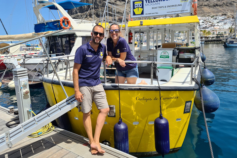 Explore Gran Canaria: Boat Tour with Wine & Food Tasting Wine & Local Food Tasting + Boat trip from Puerto de Mogan