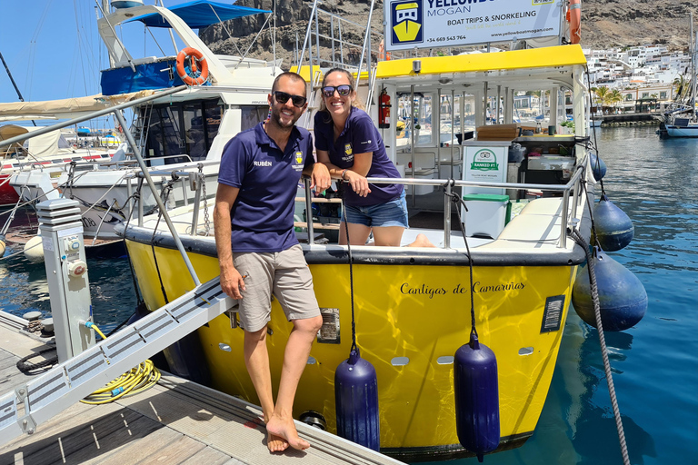 Explore Gran Canaria: Boat Tour with Wine & Food Tasting Wine & Local Food Tasting + Boat trip from Puerto de Mogan