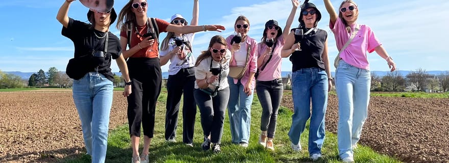 Randonnée viticole JGA Gin Tour avec jeux et collations Stuttgart