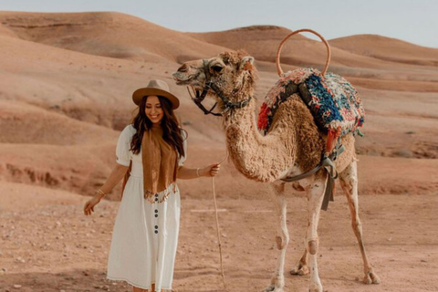 Marrakech Agafay Desert Dinner with Camel Ride