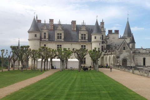 Touraine: Château d'Amboise i Château du Clos Lucé TourChâteau d'Amboise, Château du Clos Lucé i Chambord