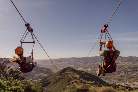 Santa Barbara: Zipline Tour mit 4x4 Humvee-Fahrt