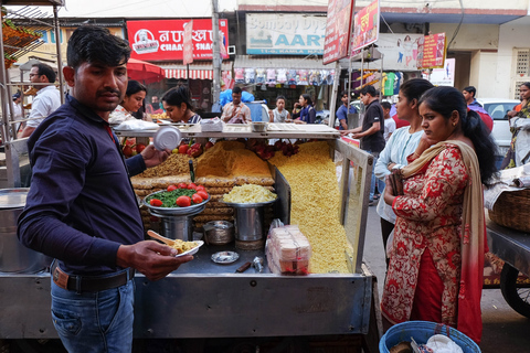 O Espírito de Agra - Passeio a pé pelo Mercado Antigo e excursão gastronômicaDe Delhi: Motorista + carro particular + guia turístico