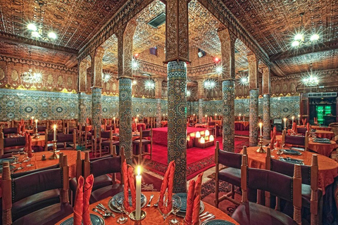 Marrakech: Cena espectáculo en el restaurante Dar EssalamMenú 1