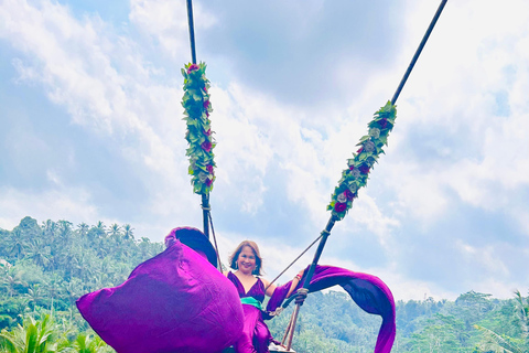 Ubud Waterfall, Temple, Rice Terrace & Art with Transfers