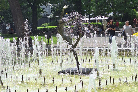 Sofia along its shady streets Sofia along the shady streets