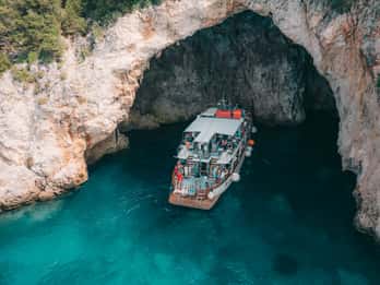 Van Benitses/Lefkimmi: Blue Lagoon & Papanikolis-cruise
