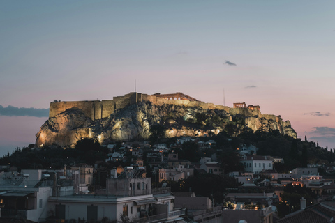 Athènes et le Pirée : Visite nocturne privée