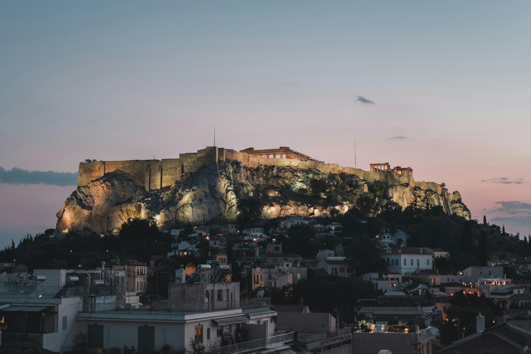 Atenas y El Pireo: Tour nocturno privado