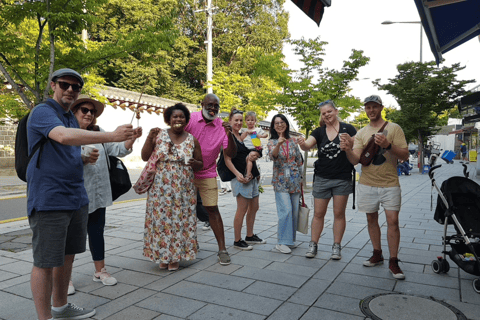 Séoul : Visite culinaire Netflix au marché de GwangjangVisite de groupe avec 3 dégustations de cuisine de rue