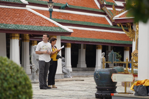 Bangkok: Grand Palace, Wat Pho, Wat Arun Sacred & Local Tour Tha Maharaj